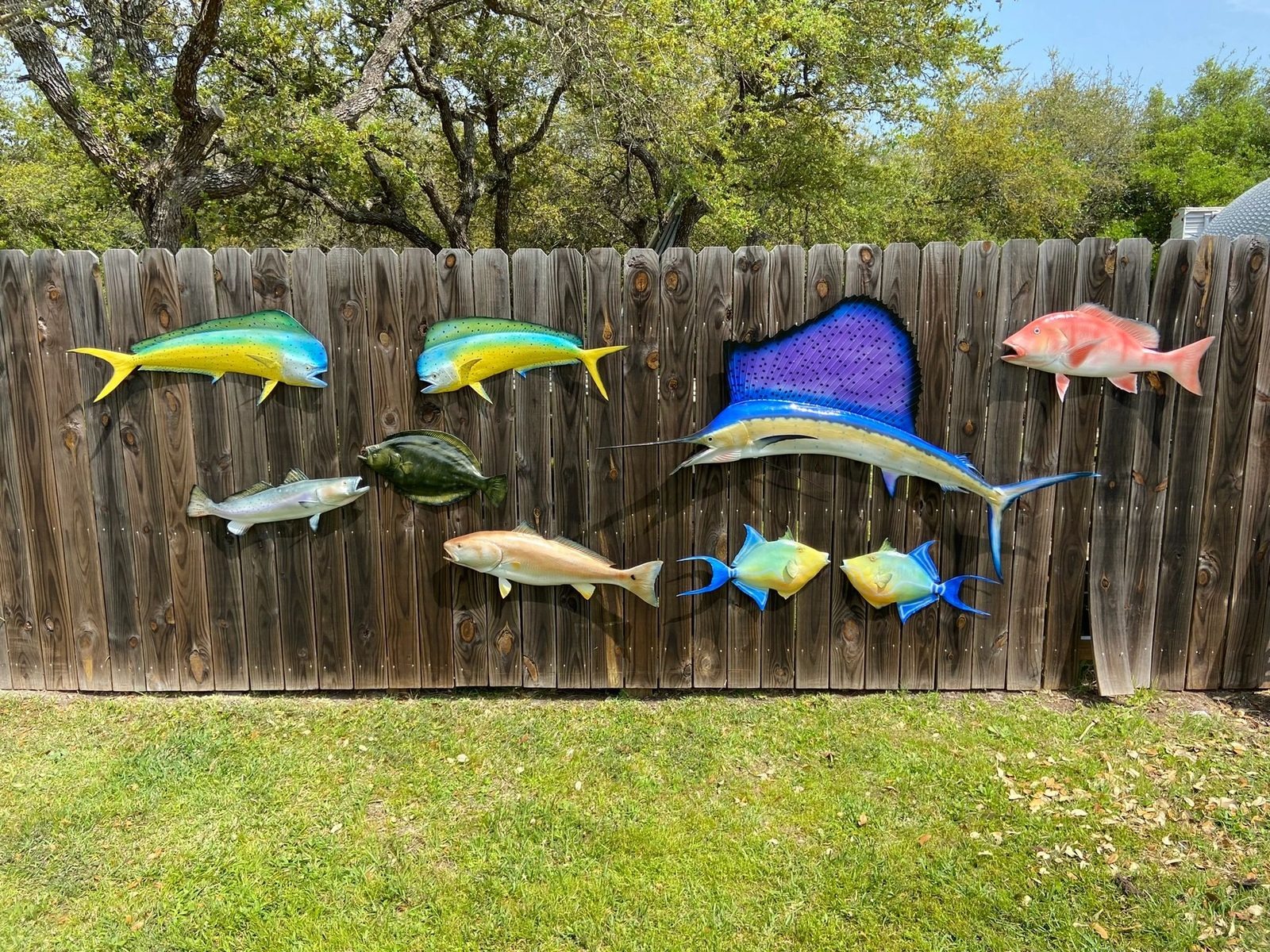 Fiberglass fish mount